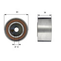 Rolo tensor, correia trapezoidal estriada